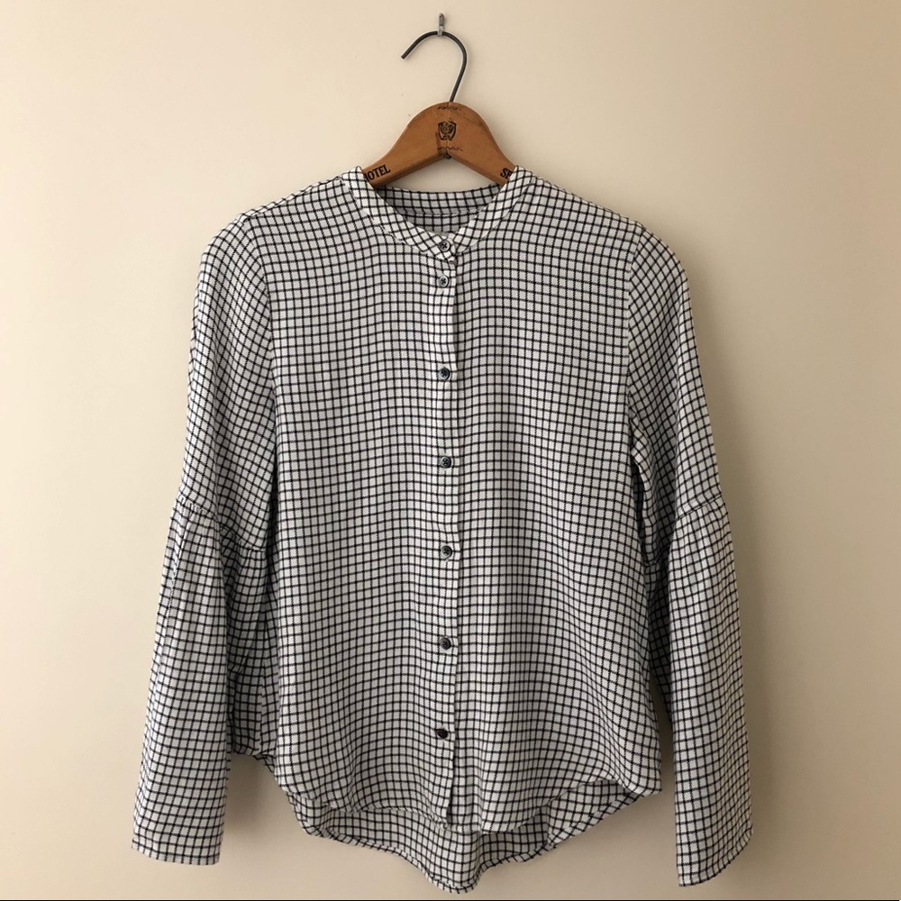 Madewell bell sleeve shirt